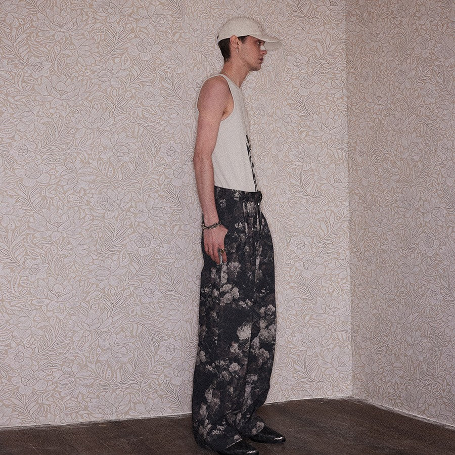 RICHILL MELANCHOLY Floral Jacquard Pants