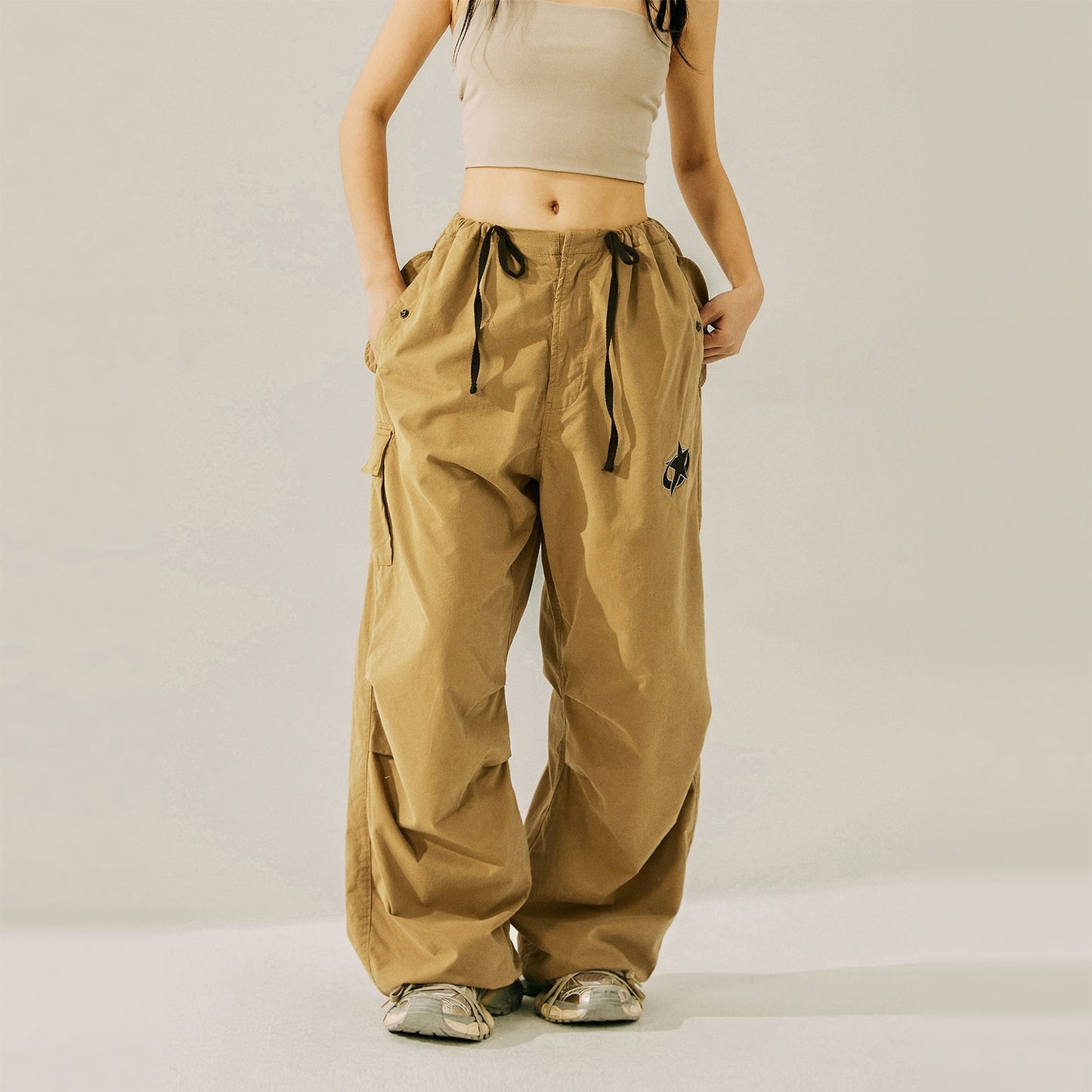 Seasidestar Star Parachute Baggy Pants