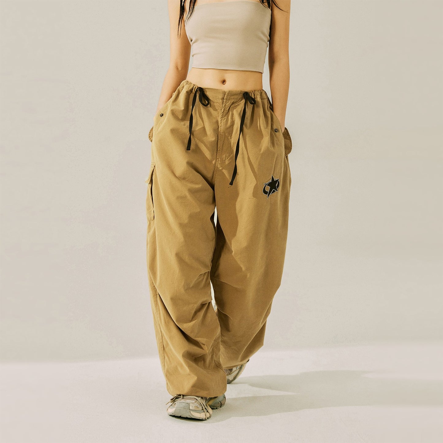 Seasidestar Star Parachute Baggy Pants