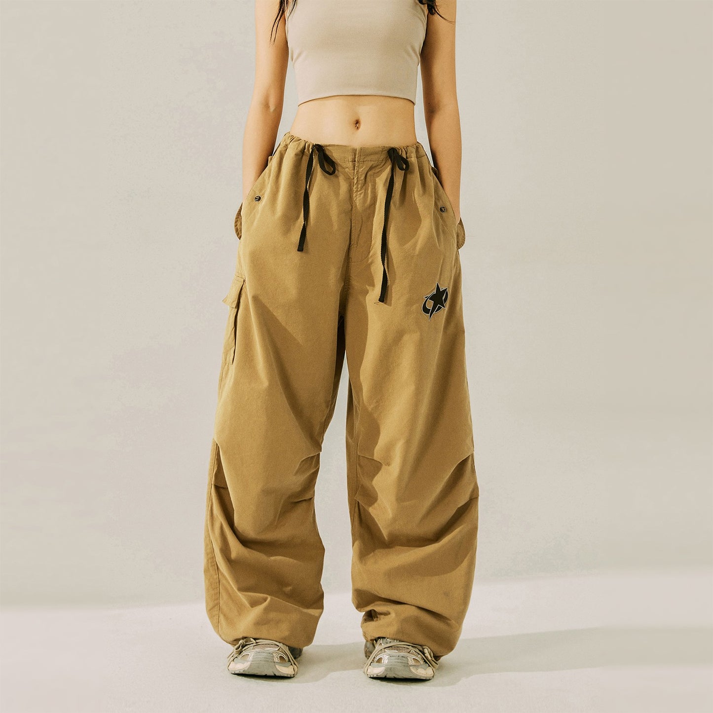Seasidestar Star Parachute Baggy Pants