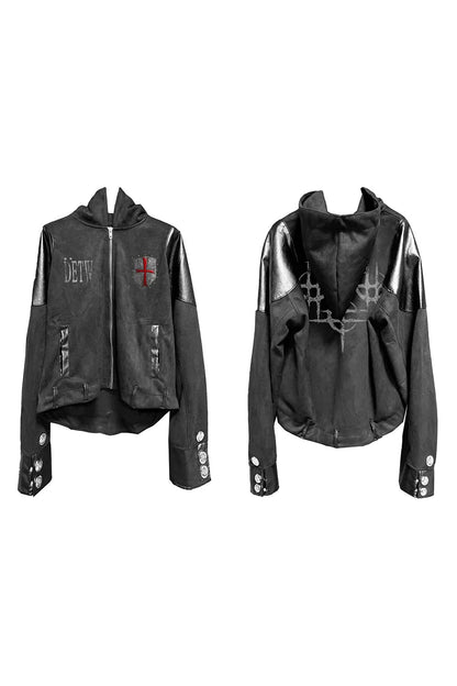 DETW Armor Deconstruction Zipper Hoodie