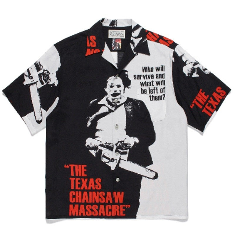 Texas Chainsaw Devil Maniac Hawaiian Shirt