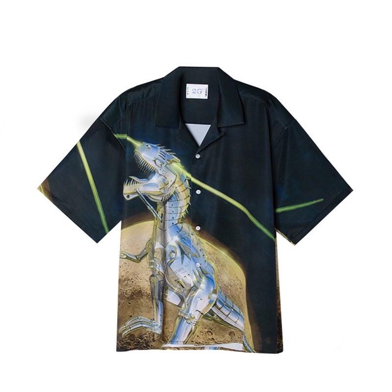 2G  Chrome Robot Short-sleeved Shirt