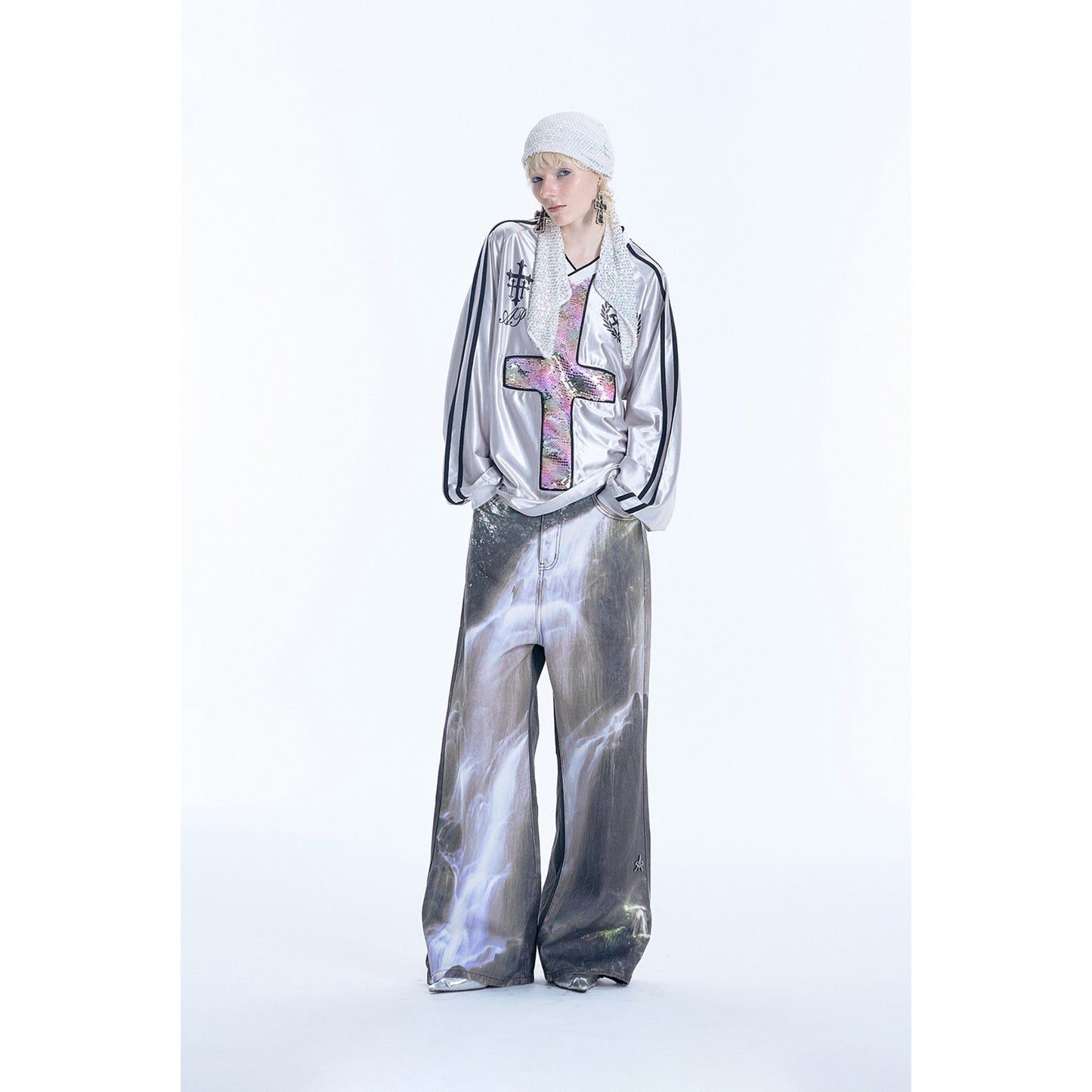 APRIORITY Baggy Waterfall Pants