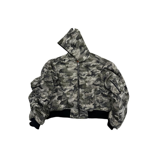 POPPROJECT Camouflage Heavy Bomber Jacket