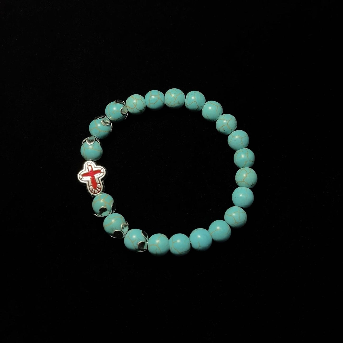 Vintage Turquoise Cross Vracelet