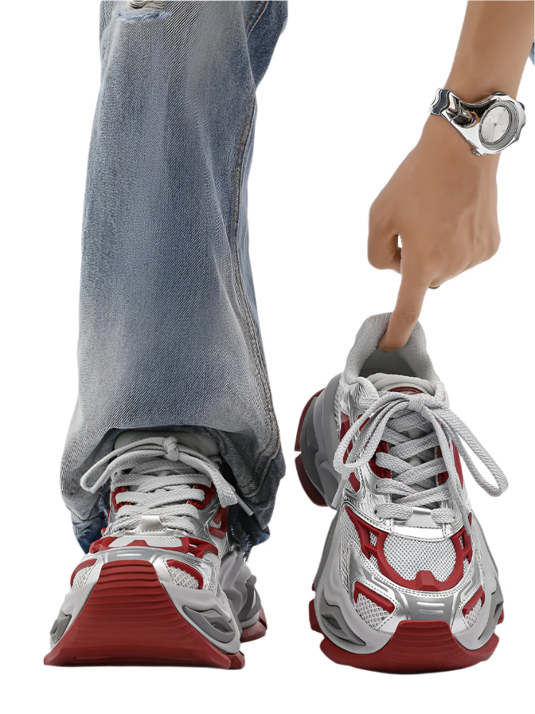 Cat-eye Thick-soled Mesh Breathable Sneakers