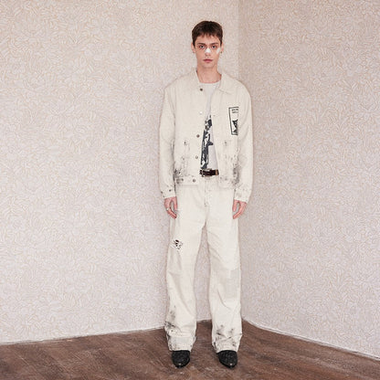 RICHILL MELANCHOLY Scratched Pants