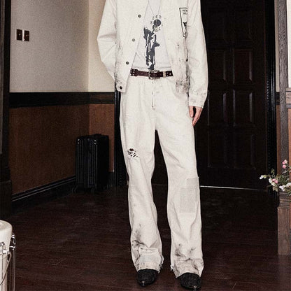 RICHILL MELANCHOLY Scratched Pants