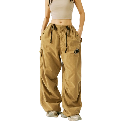 Seasidestar Star Parachute Baggy Pants
