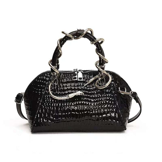 Leather Snake Handbag