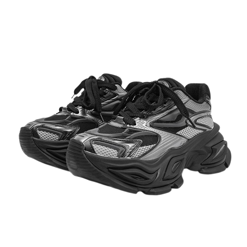 Cat-eye Thick-soled Mesh Breathable Sneakers